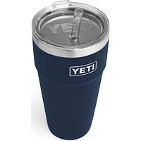 Yeti Rambler 26 oz. Stackable Cup with Straw Lid - Navy | Electronic Express