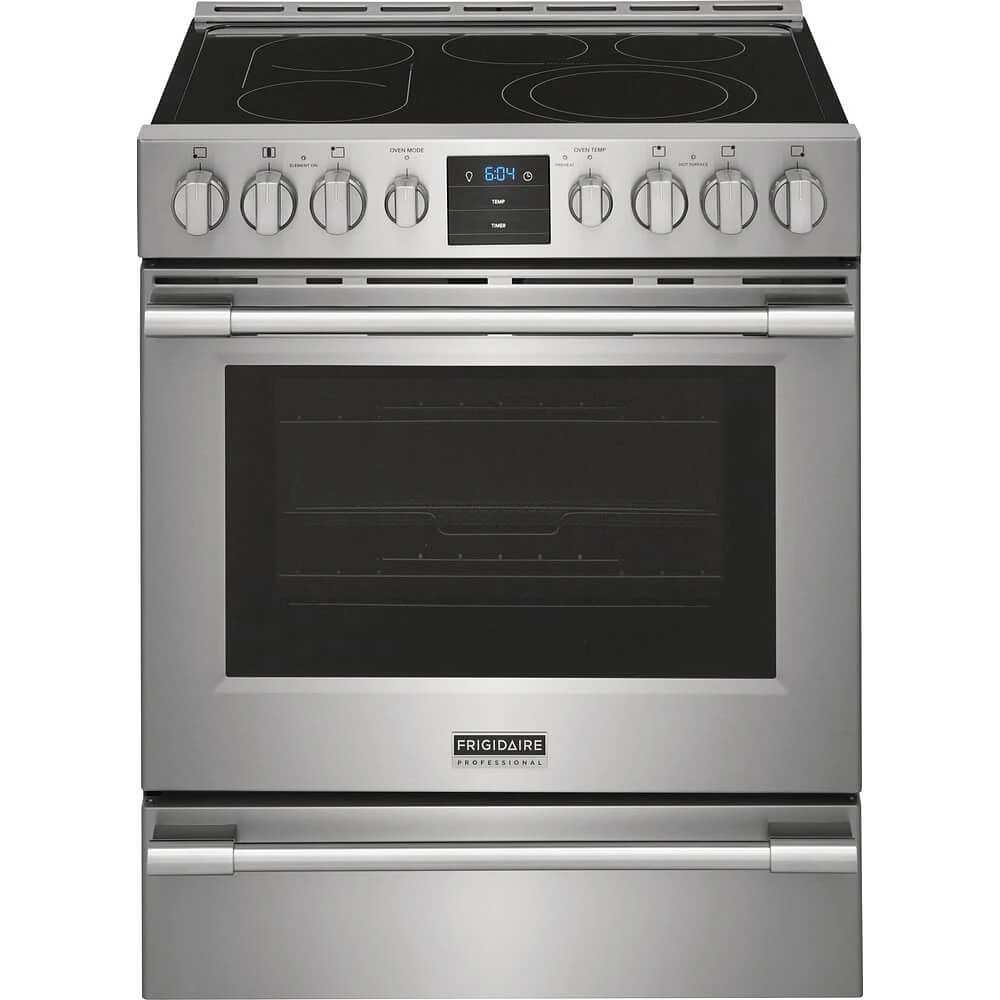 Frigidaire Professional 5.4 Cu. Ft. Stainless Front Control Electric Range with Air Fry | Electronic Express