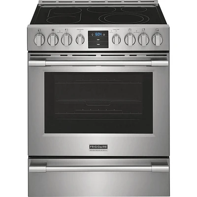 Frigidaire Professional 5.4 Cu. Ft. Stainless Front Control Electric Range with Air Fry | Electronic Express