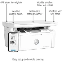 HP LaserJet All-in-One Printer with HP+ and 6 Months Instant Ink | Electronic Express