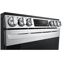 LG 6.3 Cu. Ft. Stainless Smart Convection Electric Range | Electronic Express