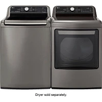 LG 5.5 Cu. Ft. Graphite Steel Smart Top Load Washer | Electronic Express