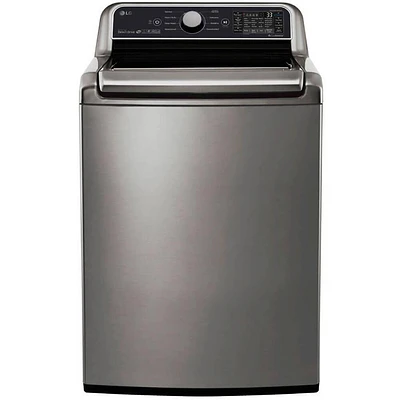 LG 5.5 Cu. Ft. Graphite Steel Smart Top Load Washer | Electronic Express