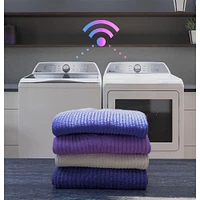 GE Profile 7.4 Cu. Ft. Grey Smart Electric Dryer | Electronic Express
