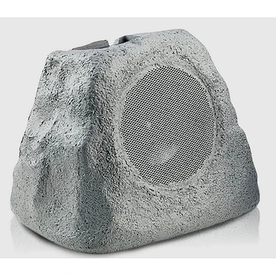 iHome Rechargeable Bluetooth Outdoor Solar Rock LED Speaker with Multilink | Electronic Express