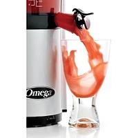 Omega Vertical Slow Masticating Compact Juice Extractor - Silver | Electronic Express