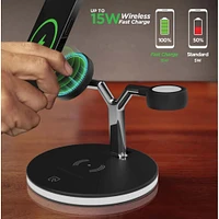Hypergear MaxCharge 3-in-1 Wireless Charging Stand | Electronic Express