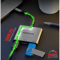 Naztech MaxDrive 3 Universal USB-C Hub | Electronic Express