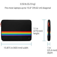 HP 15 inch Rainbow Spectrum Notebook Sleeve | Electronic Express