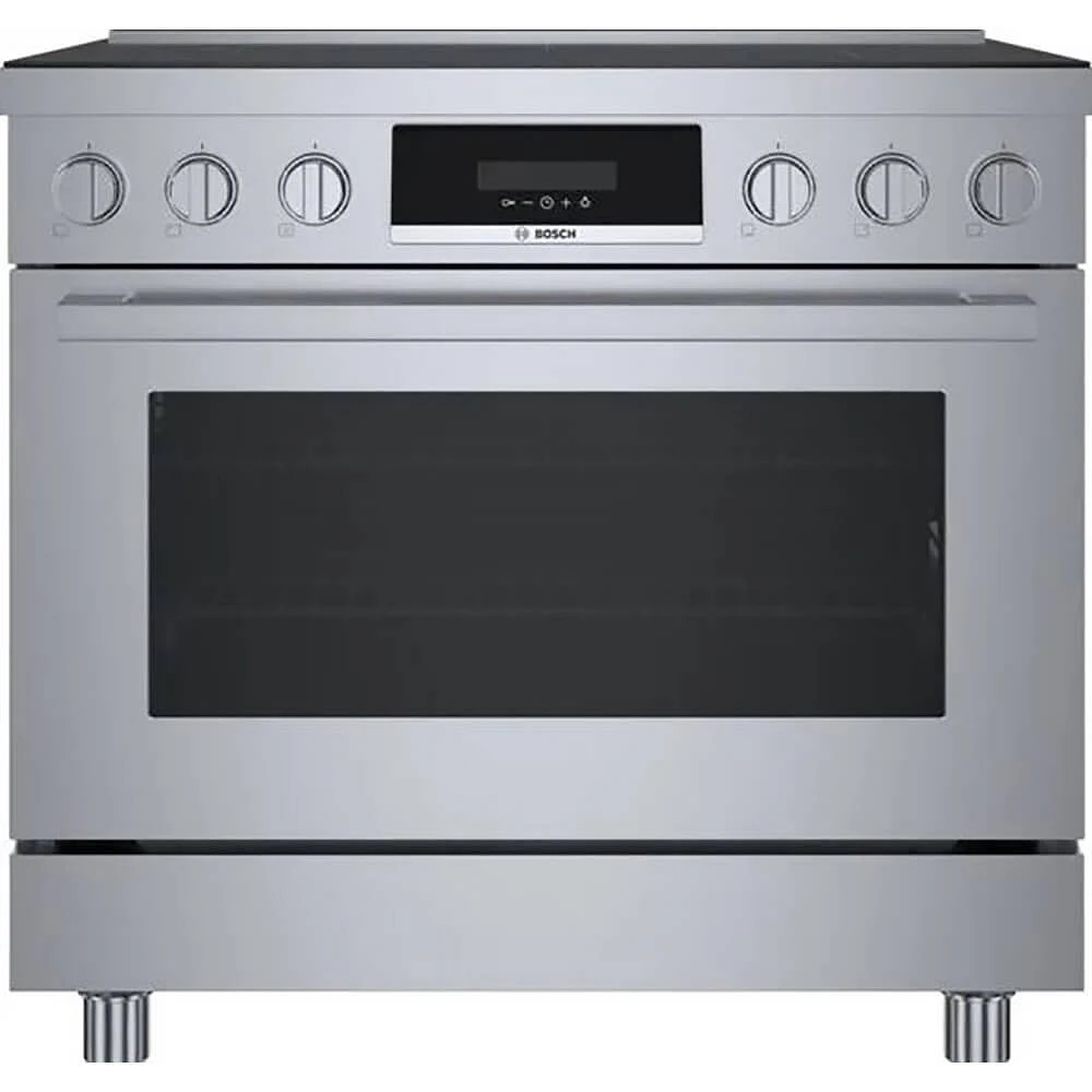 Bosch 800 Series 3.7 Cu. Ft. Stainless 5 Burner Slide-In Electric Range | Electronic Express