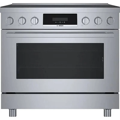 Bosch 800 Series 3.7 Cu. Ft. Stainless 5 Burner Slide-In Electric Range | Electronic Express