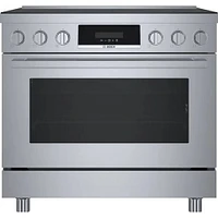 Bosch 800 Series 3.7 Cu. Ft. Stainless 5 Burner Slide-In Electric Range | Electronic Express