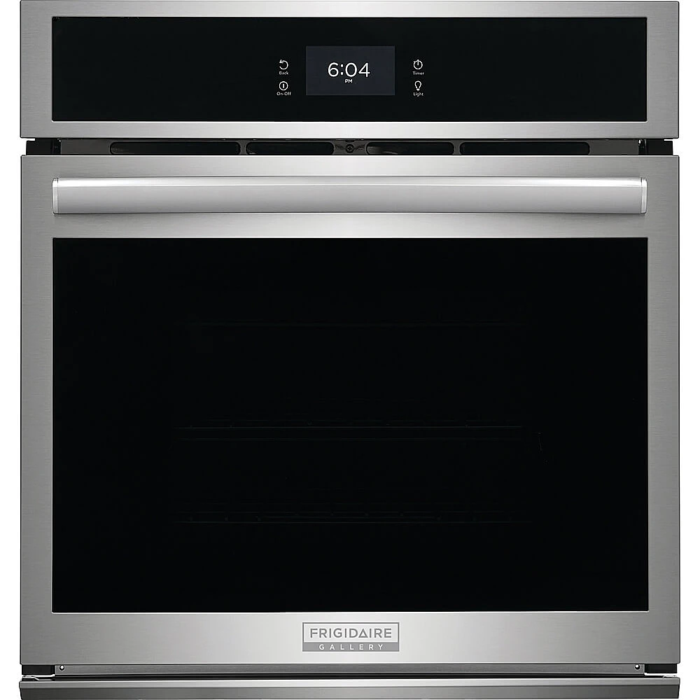 Frigidaire 27 Inch Stainless Built-In Single Electric Wall Oven | Electronic Express