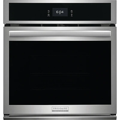 Frigidaire 27 Inch Stainless Built-In Single Electric Wall Oven | Electronic Express