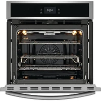 Frigidaire 27 Inch Stainless Built-In Single Electric Wall Oven | Electronic Express