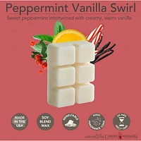 Candle Warmers Peppermint Vanilla Swirl Classic Wax Melts, 2.5 Oz, 6 Pack | Electronic Express