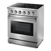 Thor Kitchen 4.55 Cu. Ft. Convection Slide-In Stainless Steel Electric Range | Electronic Express