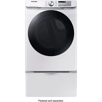 Samsung 7.5 Cu. Ft. White Smart Electric Dryer | Electronic Express