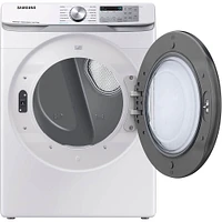 Samsung 7.5 Cu. Ft. White Smart Electric Dryer | Electronic Express