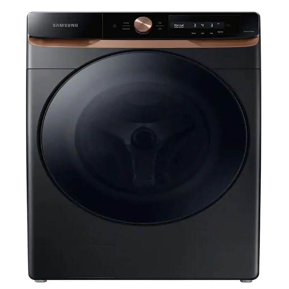 Samsung 4.6 Cu. Ft. Brushed Black Smart Dial Front Load Washer | Electronic Express