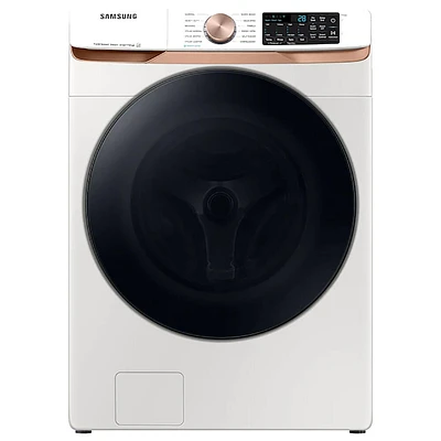 Samsung 5.0 Cu. Ft. Ivory White Smart Front Load Washer | Electronic Express