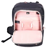 Swissdigital Katy Rose Backpack - Black And Rose Gold | Electronic Express