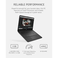 HP 14 inch Laptop - Intel Celeron N4020 - Intel UHD Graphics 600 - 4GB/64GB | Electronic Express