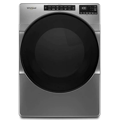 Whirlpool 7.4 Cu. Ft. Chrome Shadow Stackable Electric Dryer | Electronic Express