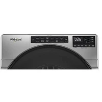 Whirlpool 5.0 Cu. Ft. Chrome Shadow High Efficiency Stackable Front Load Washer | Electronic Express