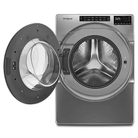 Whirlpool 5.0 Cu. Ft. Chrome Shadow High Efficiency Stackable Front Load Washer | Electronic Express