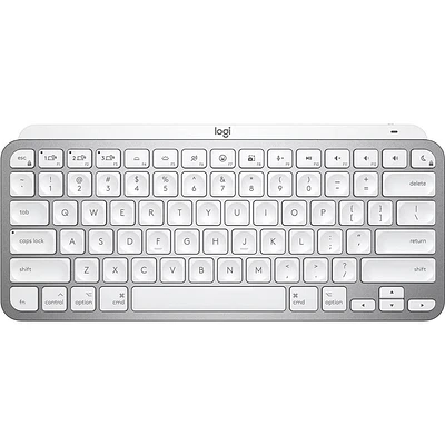 Logitech MX Keys Mini TKL Bluetooth Keyboard For Apple mac OS, iPad OS - Pale Gray | Electronic Express