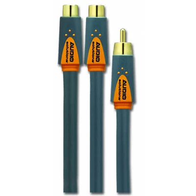 Audio Solutions ASADPTY1 RCA Y Cable (1 Male to 2 Female) | Electronic Express