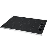 Frigidaire 30 Inch Black 4 Burner Electric Cooktop | Electronic Express