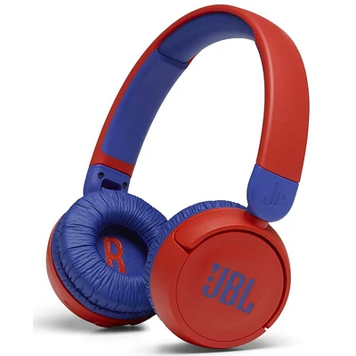 JBL Kids Jr310 Series Wireless On-Ear Headphones - Red | Electronic Express