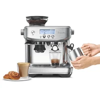 Breville The Barista Pro Espresso Machine - Stainless Steel | Electronic Express