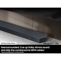 Samsung Q-Series 11.1.4 Channel Wireless Dolby Atmos Soundbar + Rear Speakers w/ Q-Symphony | Electronic Express