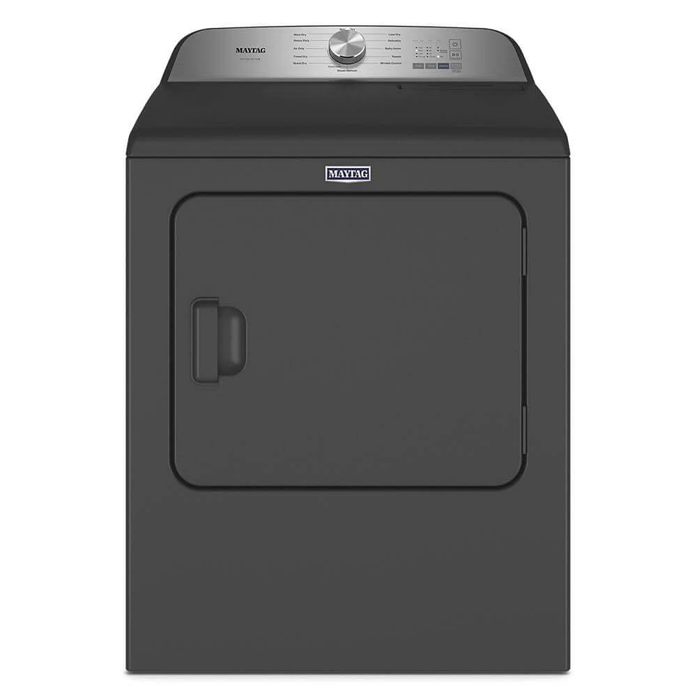 Maytag 7.0 Cu. Ft. Volcano Black Pet-Pro Front-Load Electric Dryer | Electronic Express
