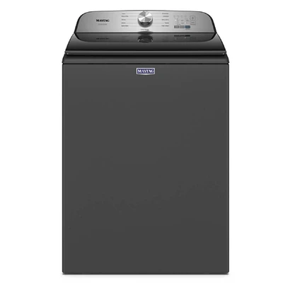 Maytag 4.7 Cu. Ft. Volcano Black Pet-Pro Top-Load HE Electric Washer | Electronic Express