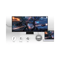Samsung 34 inch Odyssey OLED G8 Ultrawide Curved Gaming Monitor - Silver | Electronic Express