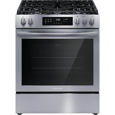 Frigidaire 5.1 Cu. Ft. Stainless Steel Freestanding Gas Range | Electronic Express