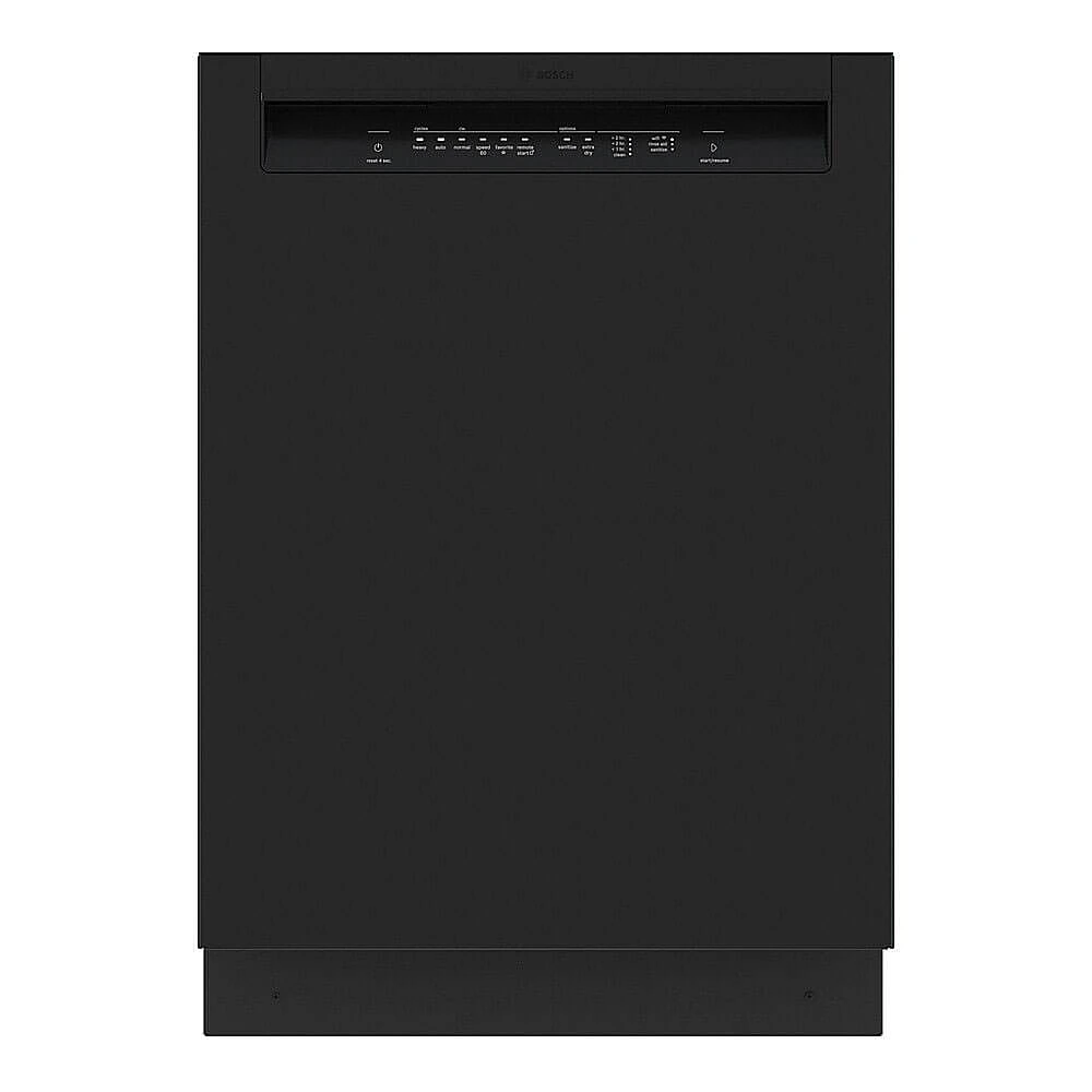 Bosch 50 dBA 100 Series Black Front Control Smart Built-In Hybrid Dishwasher | Electronic Express