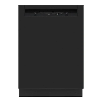 Bosch 50 dBA 100 Series Black Front Control Smart Built-In Hybrid Dishwasher | Electronic Express