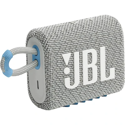 JBL GO 3 Cloud White Portable Bluetooth Speaker | Electronic Express