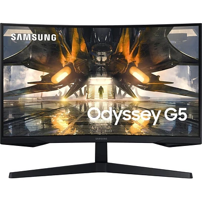Samsung 27 inch Odyssey G55A FreeSync Curved Gaming Monitor | Electronic Express
