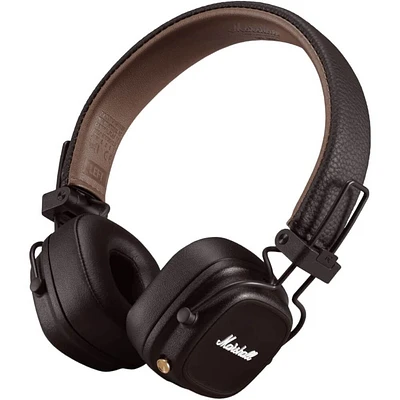 Marshall Major IV On-Ear Bluetooth Headphones - Brown | Electronic Express