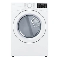 LG White Ultra Large Capacity Front Load Washer/Dryer Pair | Electronic Express