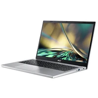 Acer 15.6 inch Aspire 3 Slim Laptop - AMD Ryzen 5 7520U - 16GB/1TB SSD - Pure Silver | Electronic Express