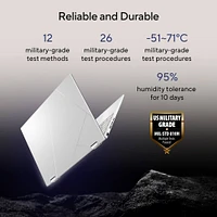 Asus 14 inch Zenbook 14 Flip OLED 2-in-1 Laptop - Intel Core i5-1340P - 16GB/512GB - White | Electronic Express