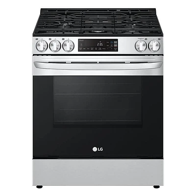 LG 5.8 Cu. Ft. Stainless Smart Slide-In Gas Range | Electronic Express