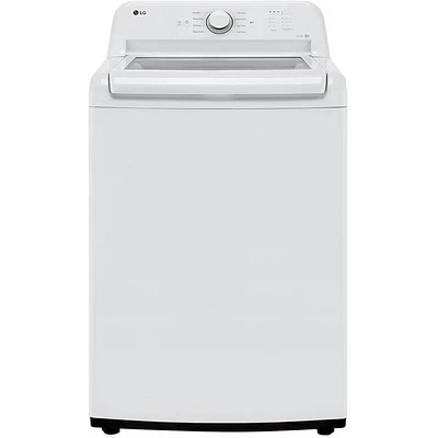 LG 4.1 Cu. Ft. White Top Load Smart Washer | Electronic Express